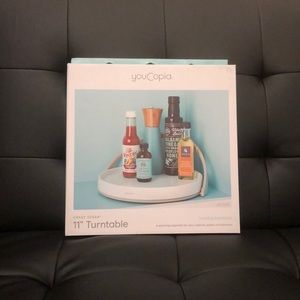 YouCopia Crazy Susan Cabinet Turntable Organizer